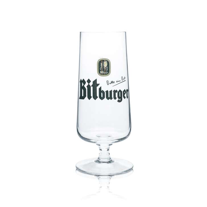 Bitburger Beer Glass 1l XL Cup Tulip Glasses Brewery Gastro Pils Pub Radler