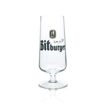 Bitburger Beer Glass 1l XL Cup Tulip Glasses Brewery...