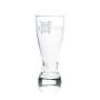 6x Kronenbourg 1664 beer glass 0.25l mug contour glasses France Pale Lager