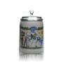 Augustiner collector glass 0,5l jug tankard rider tin lid Bavaria rare rare