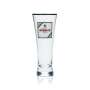 6x Isenbeck glass 0.3l beer goblet tulip silver rim glasses Premium Geicht Gastro