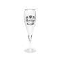 6x Radeberger beer glass 0.25l goblet tulip copper rim glasses gastro pub pilsner