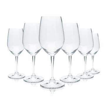6x Cloudy Bay wine glass 0.25l goblet stemmed glasses...