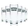 6x Southern Comfort Whiskey Glass 0.2l Tumbler Glasses Gastro Pub