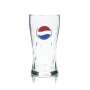 6x Pepsi glass 0.5l tumbler relief glasses soft drink cola mix soda pub
