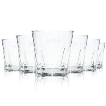 6x Bols Glass 0,37l Tumbler Contour Glasses Gastro Pub...