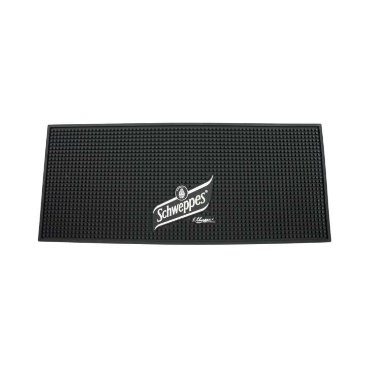 Schweppes bar mat rubber anti-slip bar runner mat draining mat glasses gastronomy