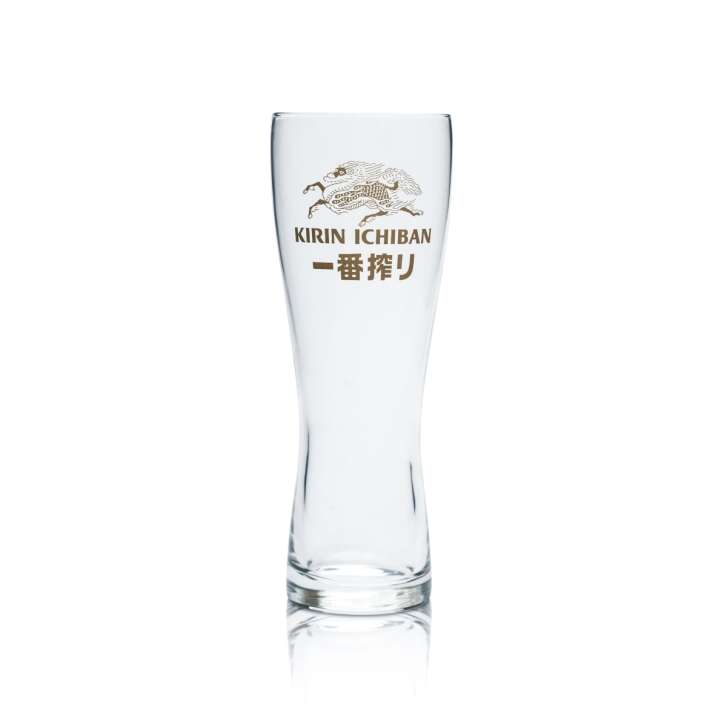 Kirin Ichiban Glass 0.25l Beer Goblet Tulip Glasses Gastro Craft Premium Beer Japan