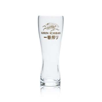 Kirin Ichiban Glass 0.25l Beer Goblet Tulip Glasses...