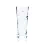 6x Becks glass 0,4l contour Henry beer mug goblet glasses calibrated Gastro Beer