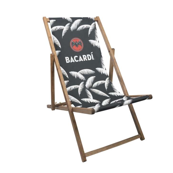 Bacardi deck chair Lounge furniture Deckchair Folding Camping Beach Garden Beach