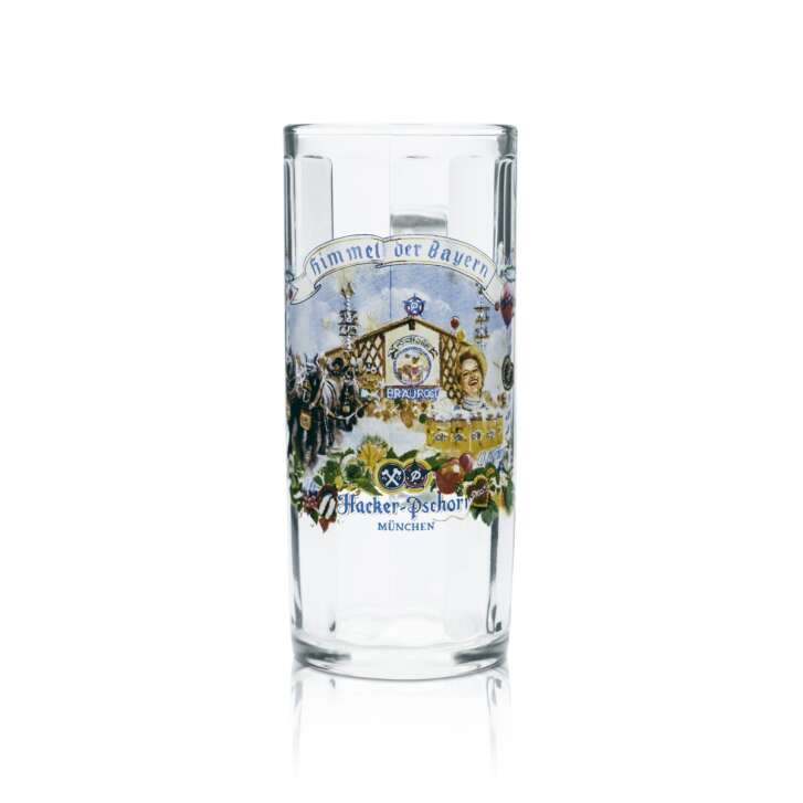 Hacker Pschorr glass 0,5l beer mug Oktoberfest 2000 Edition Collector Lovers Bay