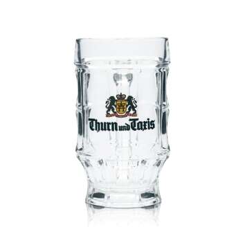 Thurn & Taxis beer mug glass 0.4l contour tankard...