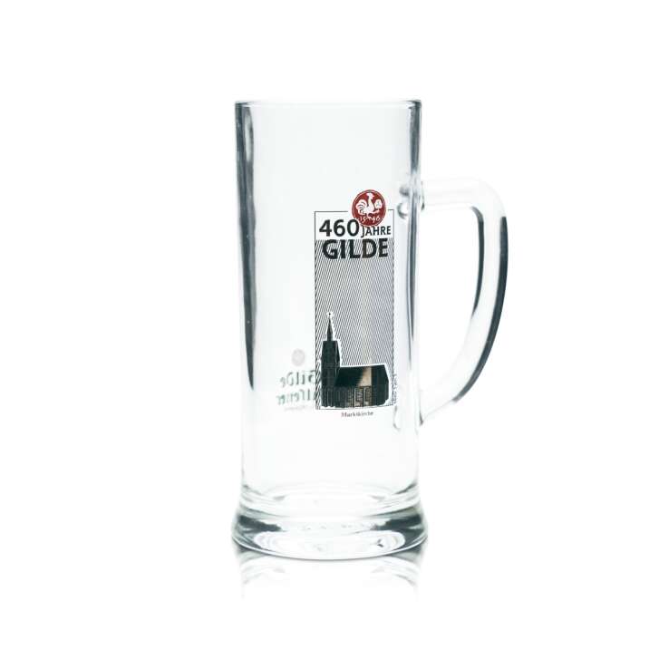 Gilden Pilsener glass 0.3l beer mug 460 years "Marktkirche" collectors edition