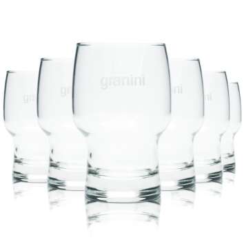 6x Granini glass 0,2l tumbler glasses juice water soda...
