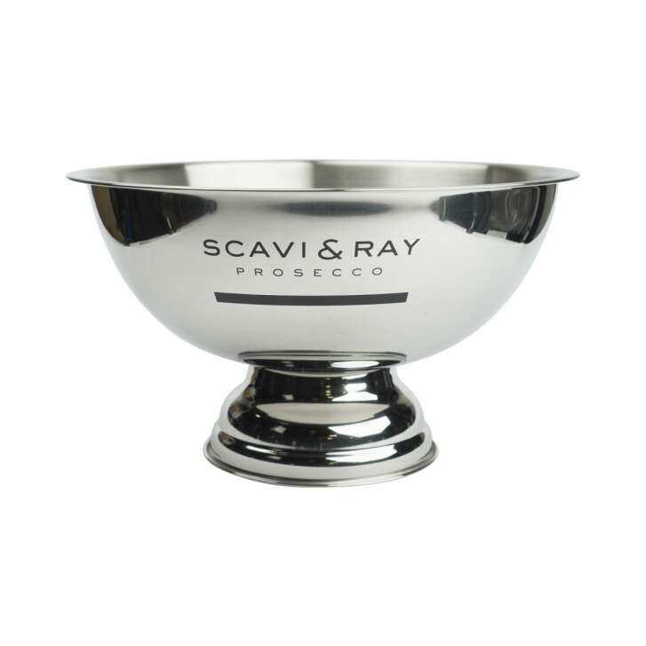 Scavi & Ray champagne cooler metal tray ice box ice cube bottles silver cool