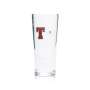 6x Tennents Beer Glass 0.25l Goblet Cup Glasses Calibrated Gastro Beer Wellpark Brew