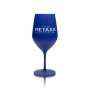 6x Metaxa stemmed glass 0.5l wine balloon goblet glasses matte purple Greek Uzo Cocktail