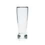 6x Hertog Jan Beer Glass 0.25l Goblet Cup Gold Rim Contour Relief Beer Glasses Bar