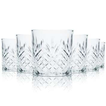 6x Cardhu Glass 0.2l Contour Relief Whisky Tumbler...