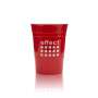 6x Effect cups 0,3l reusable Red Cup plastic glasses Beer Pong glass plastic