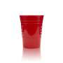 6x Effect cups 0,3l reusable Red Cup plastic glasses Beer Pong glass plastic