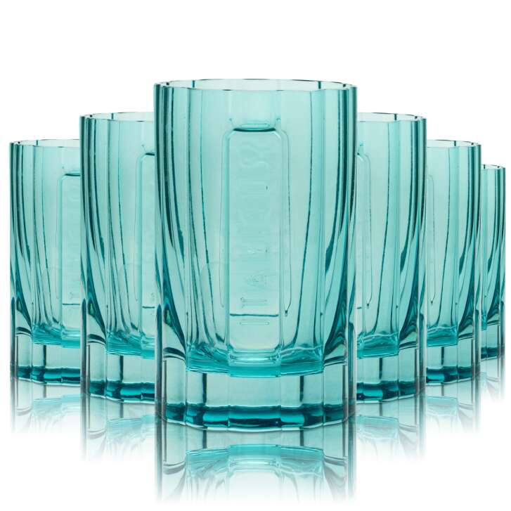 6x Italicus Rosolio glass 0.2l contour long drink cocktail aperitif spritz glasses ITA