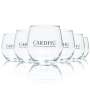 6x Cardhu Whisky Glass Tumbler 0,3l Balloon Single Malt Scotch Glasses Nosing Ice