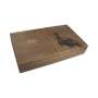 Wild Turkey Whiskey Set Wooden Box Gift Set Home Bar Bartender Scotch Collector