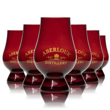6x Aberlour Distillery Whisky Glass Glencairn 0,15l...