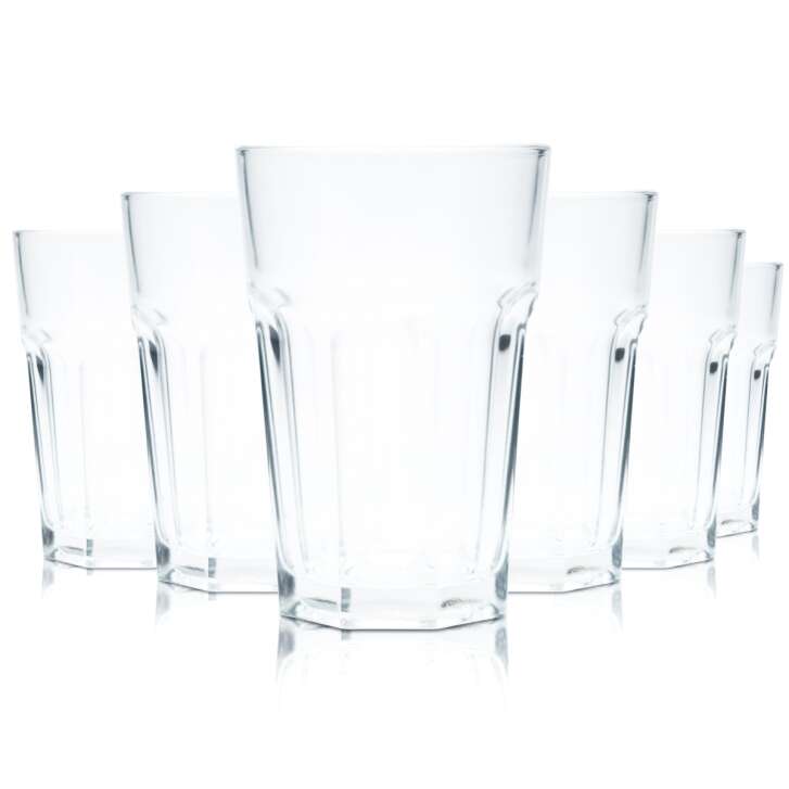 12x Pasabahce Glass 0,3l Longdrink Cocktail Glasses Contour WITHOUT BRANDING Aperitif