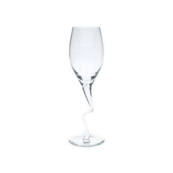 Yello sparkling wine glass 0,22l goblet flute crystal...
