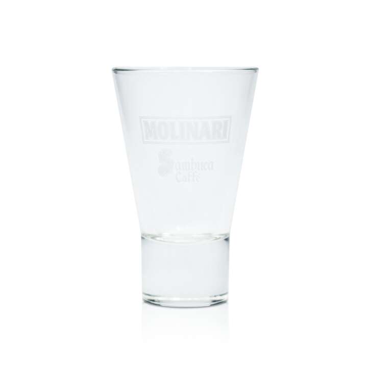 Molinari Sambuca glass 0,13l Tumbler Longdrink Stamper Glasses Caffé Gastro Oak