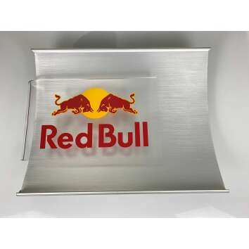 1x Red Bull Energy illuminated sign metal curved platform...