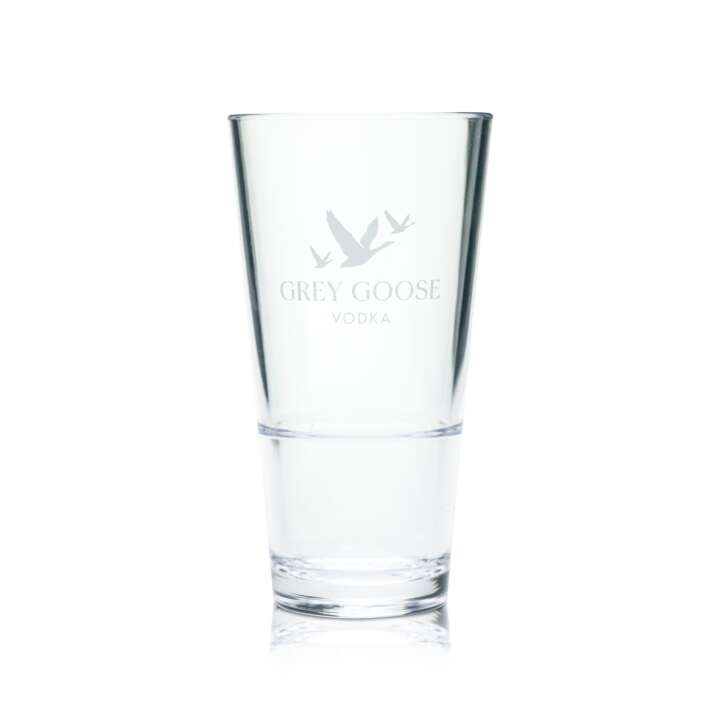 Grey Goose plastic tumbler glass 0,3l reusable cup plastic calibrated gastro bar