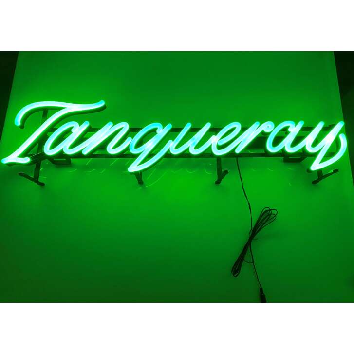 1x Tanqueray Gin neon sign neon writing green long