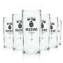 6x Veltins Glass 0,3l Beer Glasses Tankard Pitcher Seidel Calibrated Gastro Brewery Pils