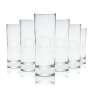 6x Schweppes Glass 0,2l Softdrink Limo Glasses Tumbler Bar Gauged Retro Tonic