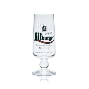 Bitburger Beer Glass 0,25l Cup Tulip WM 2006 Edition...