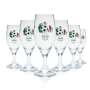 6x Veltins glass 0.2l beer glasses tulip cup EM 2020 Italy soccer Euro 24