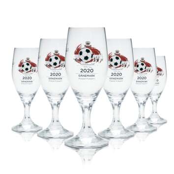 6x Veltins glass 0,2l beer glasses tulip cup EM 2020...