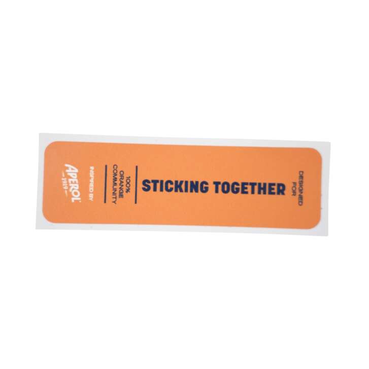 Aperol Spritz sticker Sticker 9,8x2,7cm Sticking Together Advertising Promotion