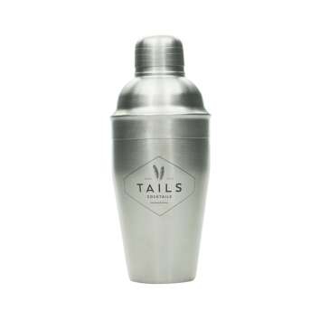 Tails stainless steel shaker 0.5l silver cocktail long...