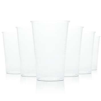 100x plastic cups 0,3l disposable beer longdrink plastic...