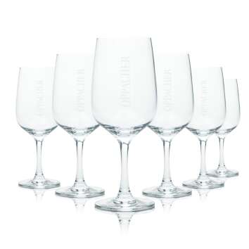 6x Oppacher glass 0.3l goblet tulip glasses mineral water...