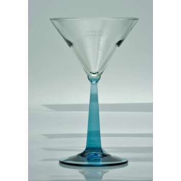 6 Bombay Sapphire Gin glass 0,1l martini glass old design...