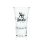 6x El Jimador Glass 4cl Shot Short Stamper Tequila Glasses Mescal Blanco Reposado