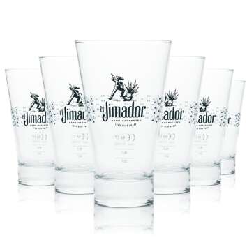 6x El Jimador Glass 0,35l Longdrink Cocktail Aperitif...