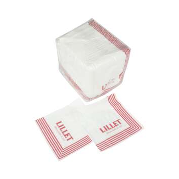 100x Lillet napkin coasters Drip protection Napkin...