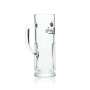 6x Carlsberg glass 0,2l beer glasses contour mug Seidel brewery Pilsener